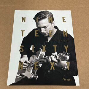JD McPherson - Fender Guitars - 2018 Print Advertisement